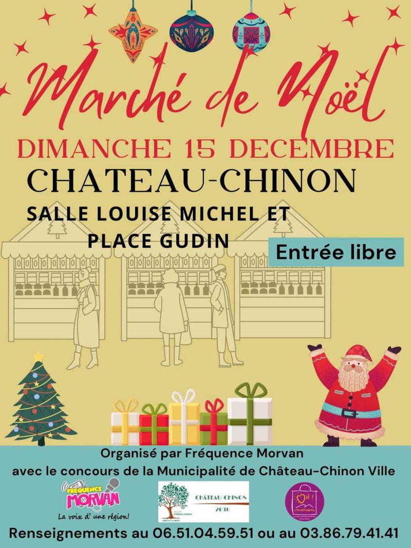 Marché de Noël organisé par Radio Morvan